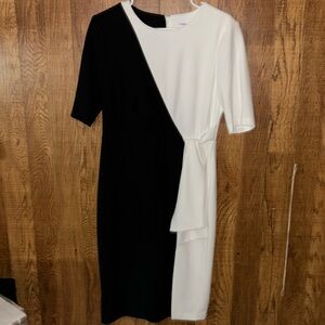 Calvin Klein dress, black and white size 10
